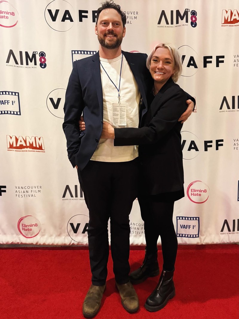 Gregory and Martyna Czaplak at the Vancouver Asian Film Festival